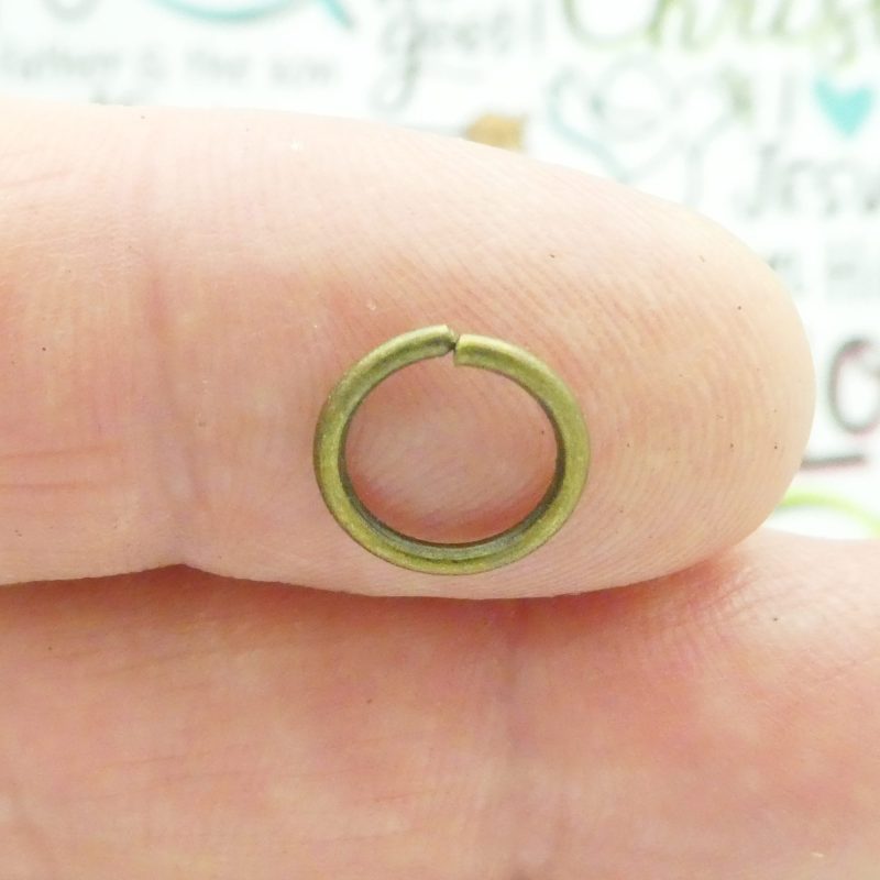 10mm bronze jump rings for jewelry making