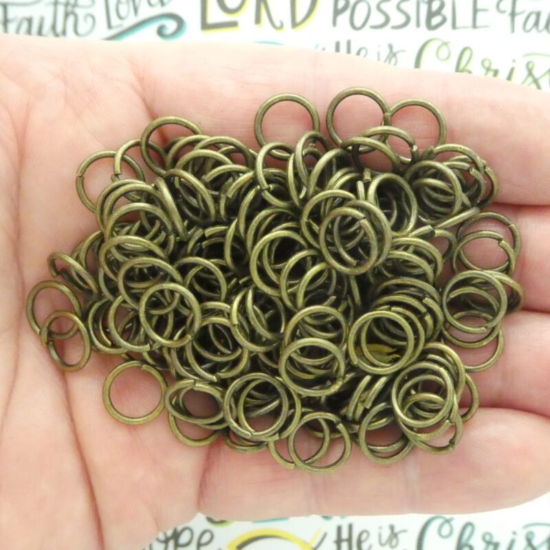 10mm bronze jump rings wholesale