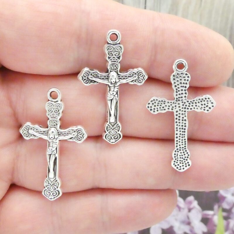 crucifix charms bulk