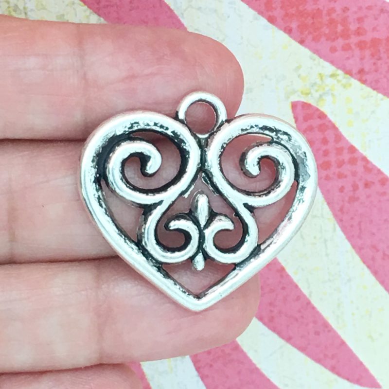 Silver Heart Charm
