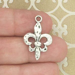Fleur De Lis Charms for Jewelry Making