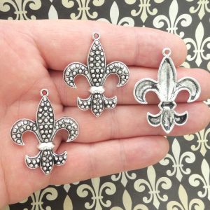 Silver Fleur De Lis Charm Bulk
