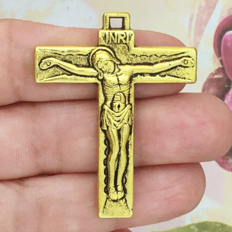 Gold Crucifix Pendant