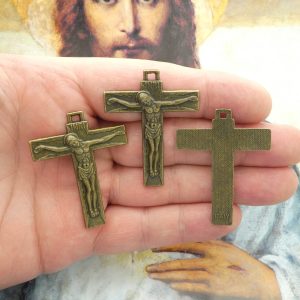 Bronze Crucifix Pendants Bulk