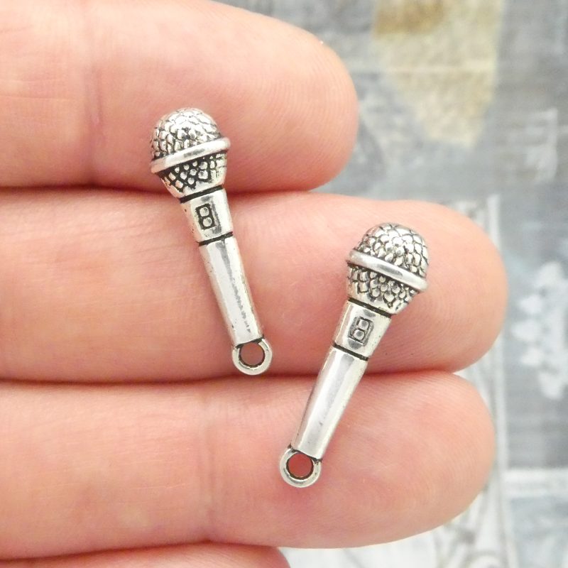 Microphone Charms Wholesale