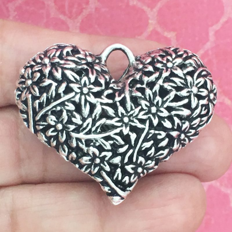 Silver Heart Charm