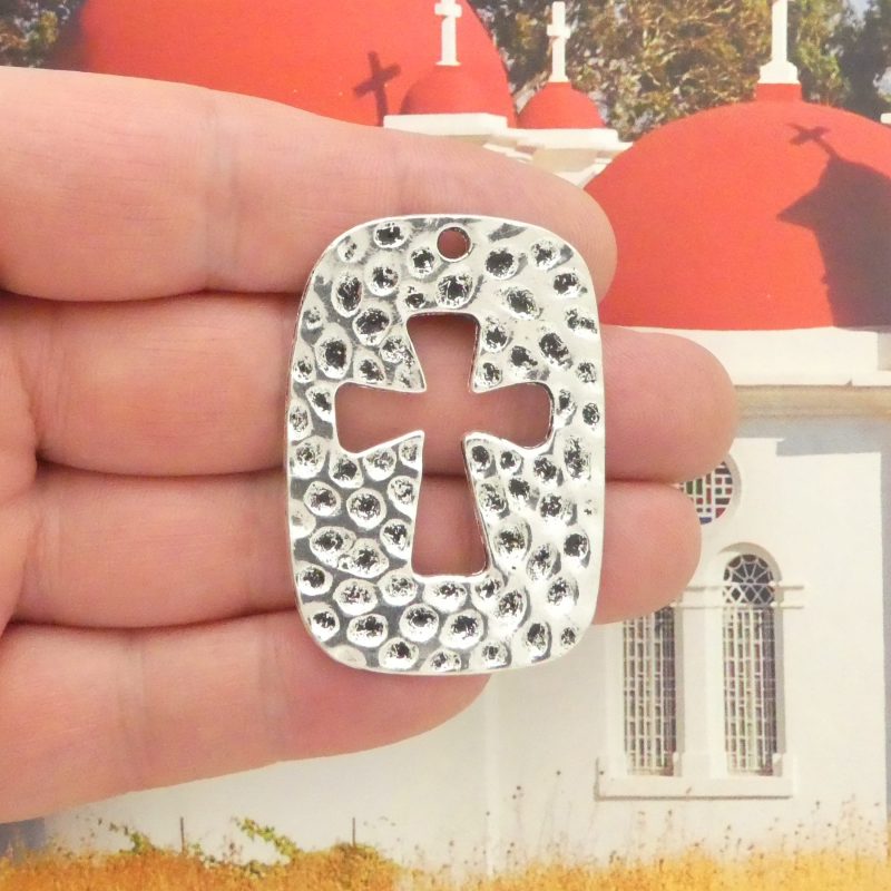 cutout cross pendants for jewelry making