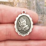 Praying Hands Charm
