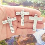 Silver Crucifix Pendants Bulk