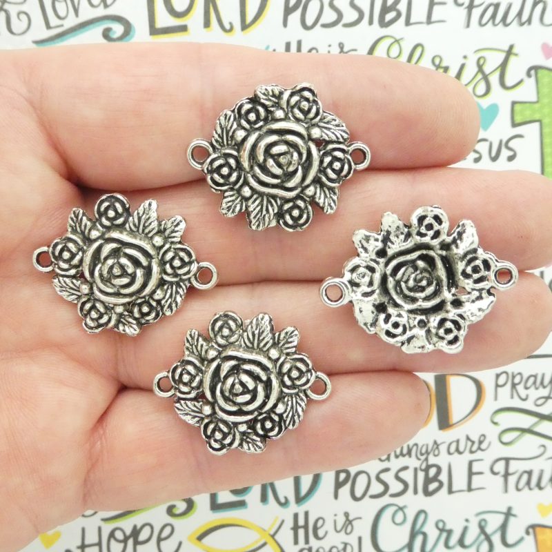 rose bracelet connectors bulk