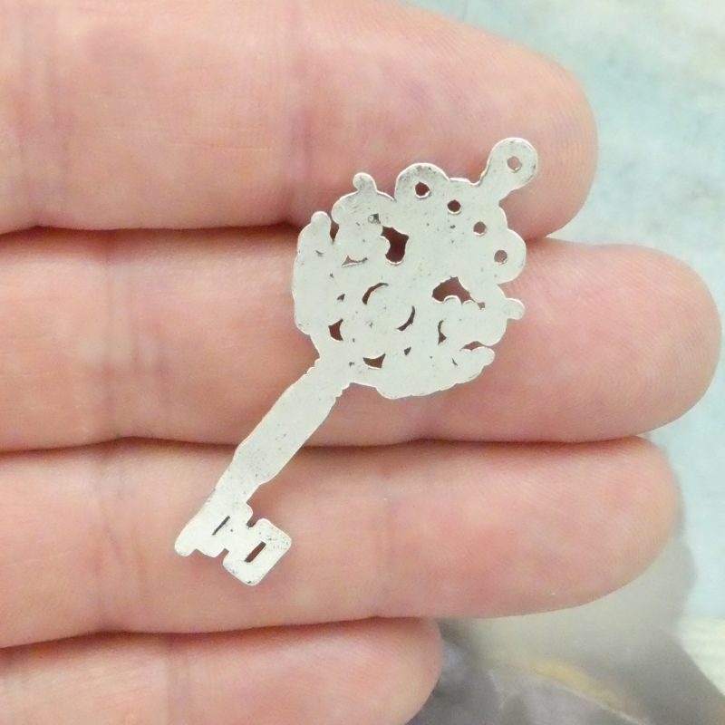 5 Key Charm Pendant Silver 44x19mm by TIJC SP0792 - Image 5