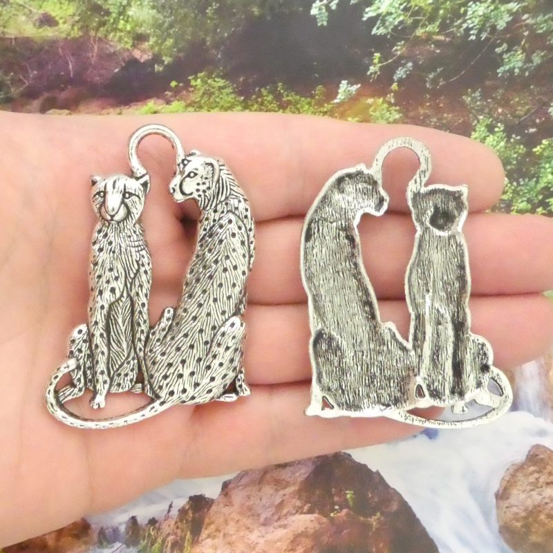 leopard pendants bulk