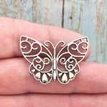 Silver Butterfly Charm