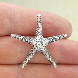 Silver Starfish Pendant