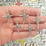 rose cross pendants bulk