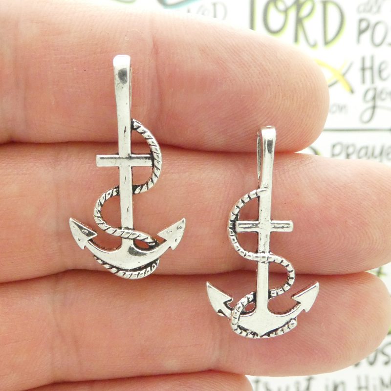 silver anchor charm bulk