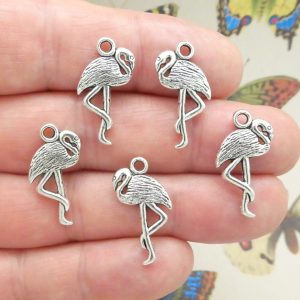 Flamingo Charms Wholesale