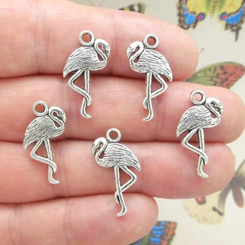 Flamingo Charms Wholesale
