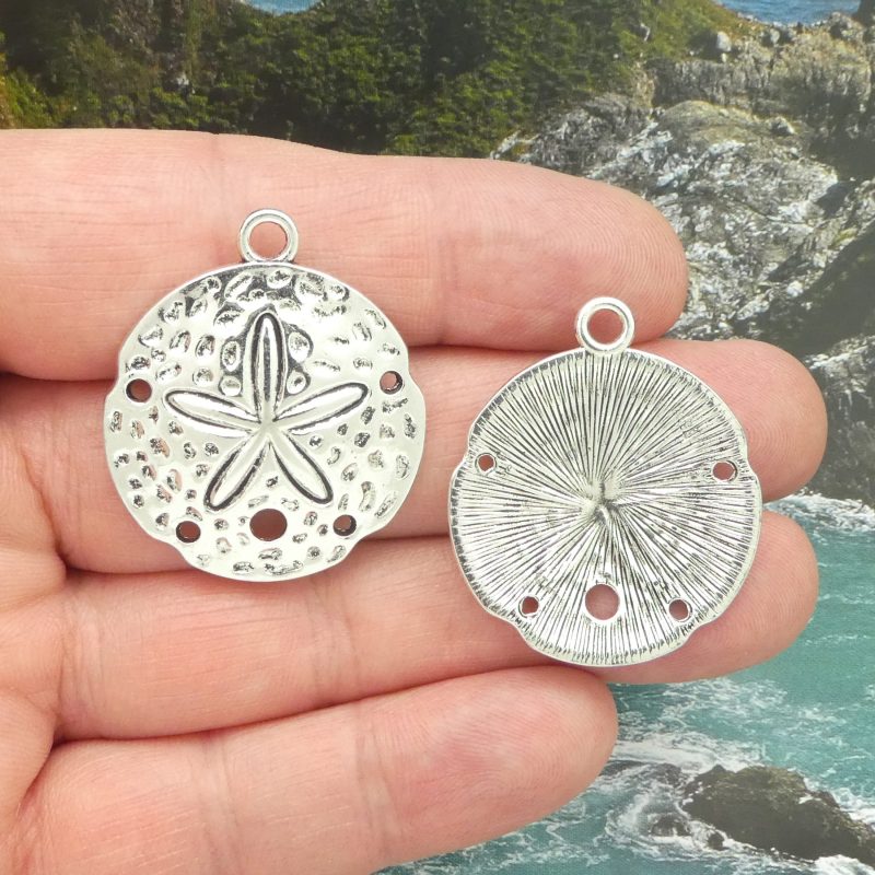 sand dollar charms wholesale