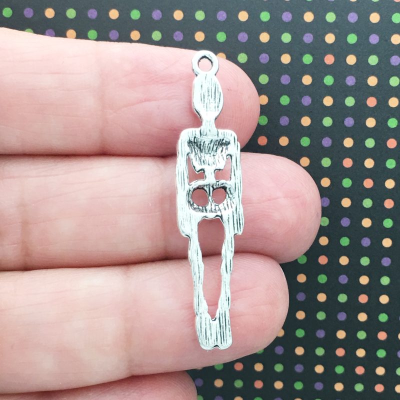 8 Silver Skeleton Charm Pendant by TIJC SP1019 - Image 2