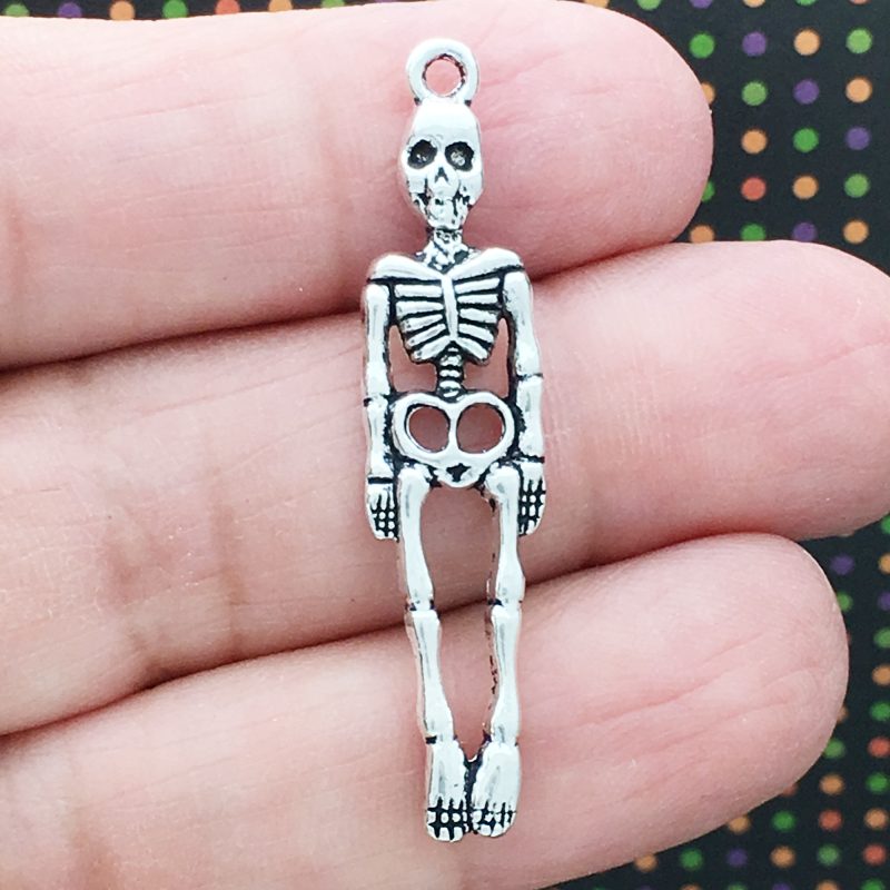 Silver Skeleton Charm