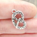pretzel charms for bracelets
