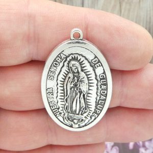 Our Lady of Guadalupe Pendants for Jewelry Making