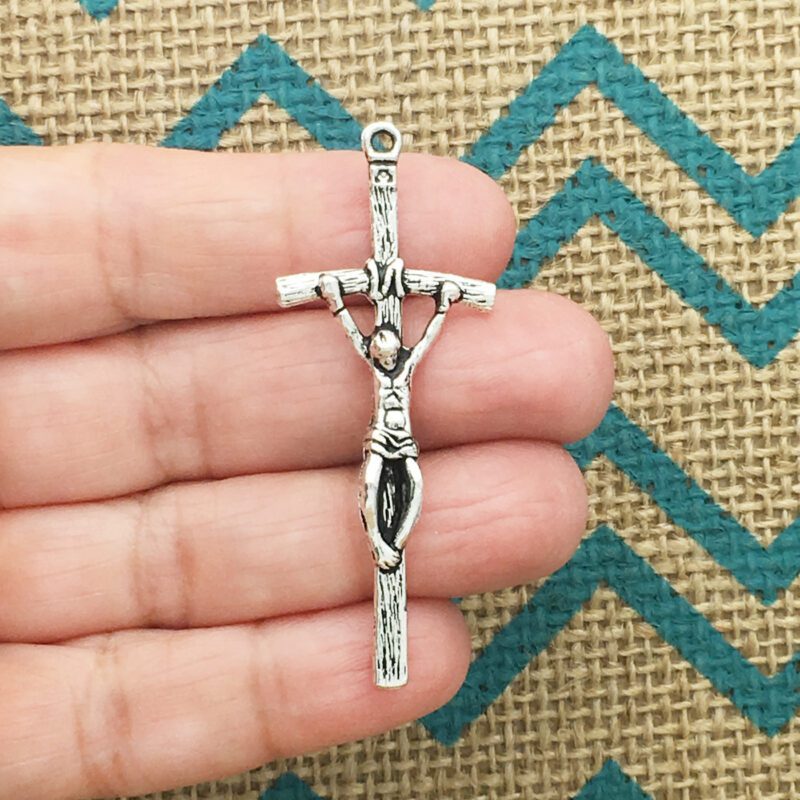papal crucifix cross pendants for rosary making