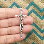 papal crucifix cross pendants for rosary making