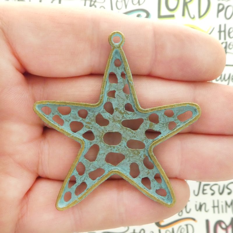 Bronze Starfish Pendant
