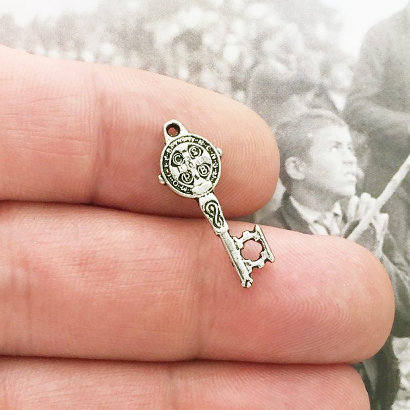 St Benedict key charm