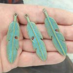 Feather Charms Bulk