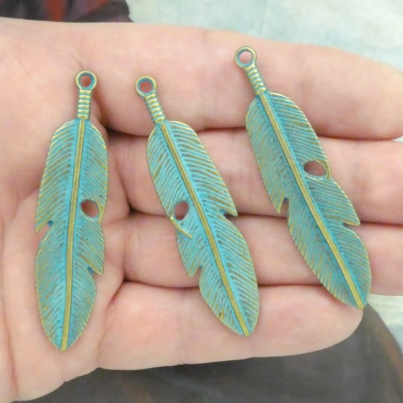 Feather Charms Bulk
