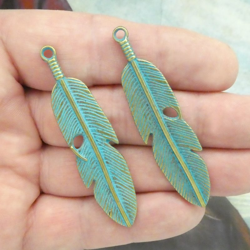 Feather Charms Wholesale