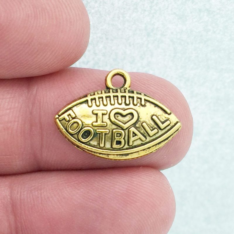 I love football charms bulk