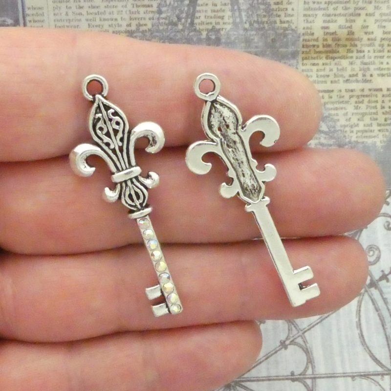 fleur de lis key charms wholesale