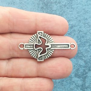 Holy Spirit Cross Bracelet Connector