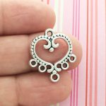 open heart charm