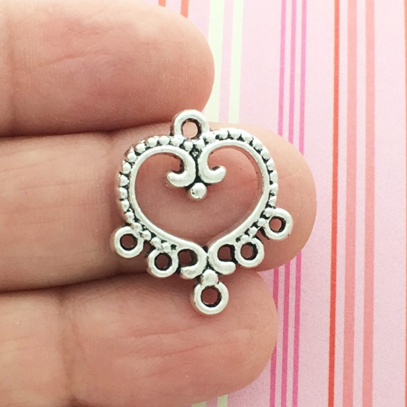 open heart charm