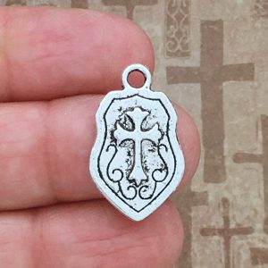 cross shield charm