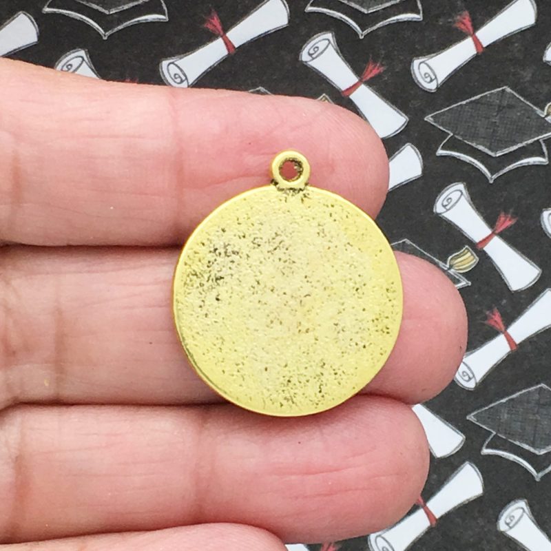 BULK 20 Graduation Charm Gold by TIJC SP1492B - Image 2