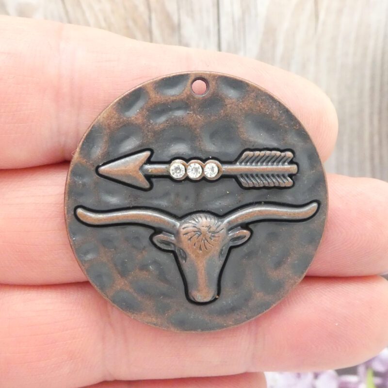 longhorn pendants for jewelry making