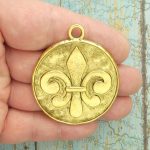 Fleur de Lis Charm Pendant