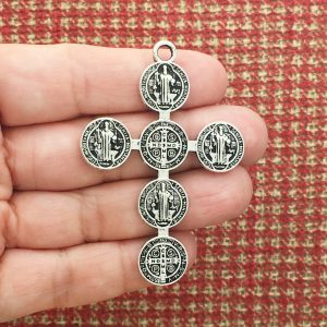 St Benedict cross pendants bulk