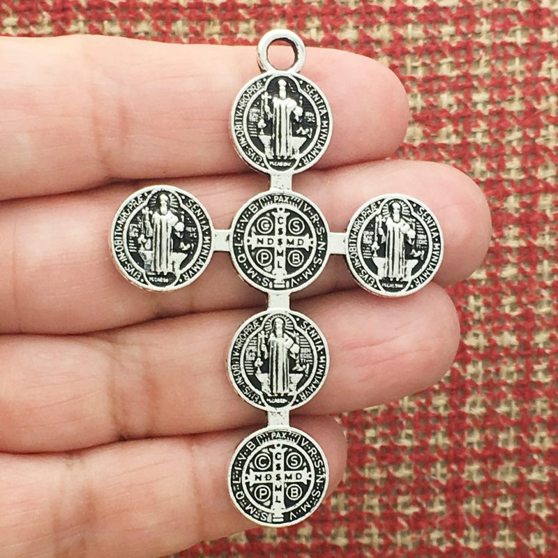 St Benedict cross pendant