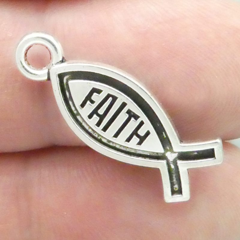 christian fish charms wholesale