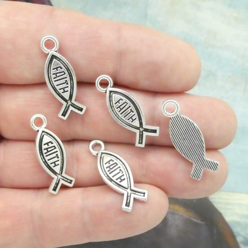 christian fish charms bulk