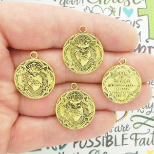 Sacred Heart Charms Wholesale