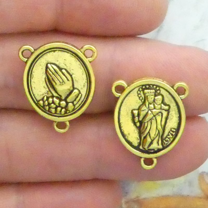 Praying Hands Rosary Centers Wholesale