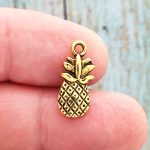 Gold Pineapple Charm